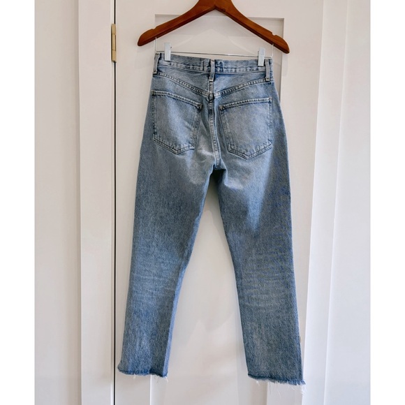 AGOLDE Riley High Rise Straight Crop Jeans - Picture 6 of 7